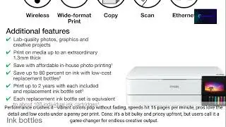 Futuristic Photo Powerhouse Epson EcoTank ET 8550 #EpsonET8550, #BestPhotoPrinter, #AllInOnePrinter