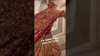 😍 Amazing Bridal dress #pakistanifashion #asianbrides #pakistanibrides