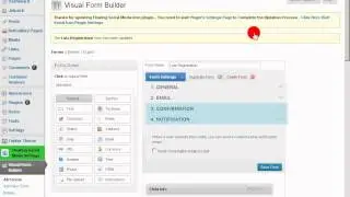Visual Form Builder - change fields