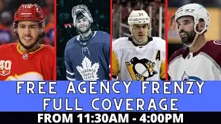 NHL FREE AGENCY FRENZY LIVE STREAM 2022