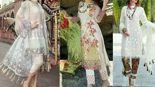 Beautiful Eid Dresses For Girls|| 3D Embroidered Net Work Dresses||2018