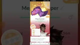 Shiny Mega Swamper pok&eacute;mon go let's Go!!!