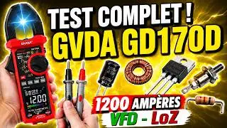 Test multim&egrave;tre Pince GVDA 170D test condensateur diode inductance &eacute;lectronique GVDA170D