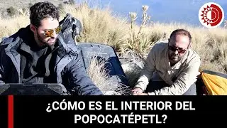 ¿Cómo es el interior del volcán Popocatépetl?