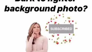 HOW TO BRUSH DARK PHOTO TO MAKE IT LIGHTER