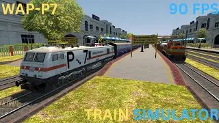 Indian Train Simulator | Mahamana Express with WAP-P7 | Vadodara-Vijayawada #train #trending