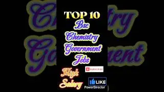 TOP10 BSC CHEMISTRY JOBS OPPORTUNITY|TOP 10 HIGH SALARY JOBS AFTER 12th|bsc chemistry government job