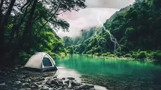 Beat Overthinking to Deep Sleep Immediately with Heavy Rain and Thunder Growls on a Stale Tin Roof