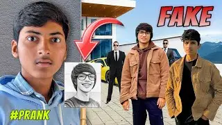 I PRANKED Fake Sourav joshi ft @Salmanansari63234 With a Fake Sketch ✍️🖼!