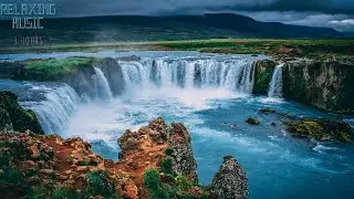3 hours of relaxing music for sleep, yoga or quiet work with beautiful views of the waterfall!