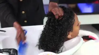 Silicon Mix Bambu on treated African Hair