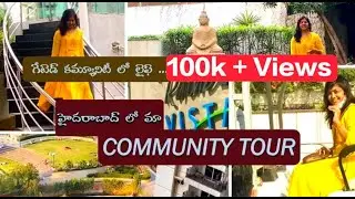 Gated community Tour in Hyderabad || Rainbow vistas || Telugu vlog by Arunakrithi || teluguvlog