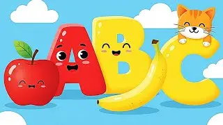 🍎 Bella Bunny&rsquo;s ABC Fruits Adventure | Learn A to Z with Fun Rhymes & Colors | Kidsanimafun