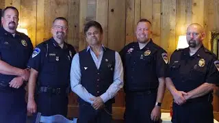 Erik Estrada honored Utah's motor officers at luncheon