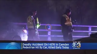 Officials Investigate After Pedestrian Killed On I-676 In Camden