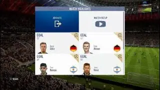 FIFA 18 Argentina wins the world cup celebration (Messi Shines)