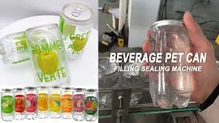 Turkey Soda Beverage Pet Can CSD filling sealing machine 330ml 350ml pet can soda drink manufacture