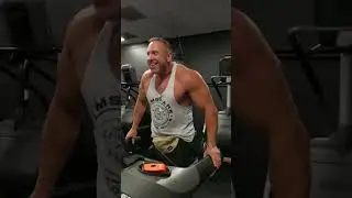 Knut almost falls on the treadmill #knut #ironforgegym
