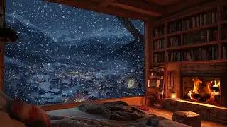 Cozy Piano under Snow – Relaxing Winter Music for Deep Sleep and Peace