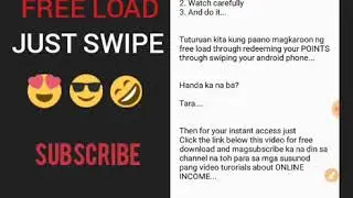 Swipe for FREE PREPAID Load....