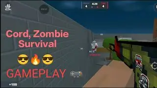 Block Strike Gameplay of map Cord, Zombie Survival. #bs #blockstrike #gamingvideos #like