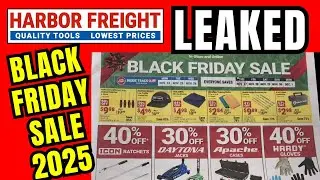 Распродажа Harbor Freight Black Friday 2025: рекламный флаер #HarborFreightBlackFridaySale #Black...