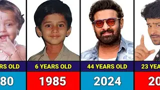 Prabhas - Transformation From 1 to 44 Years Old