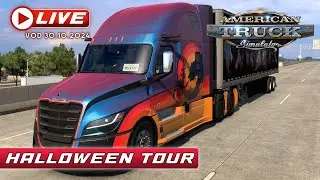 Halloween Tour - American Truck Simulator | Mecky79 - Live 🔴