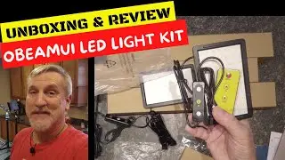 Unboxing/review -Obeamui 70 LED Video Light with Adjustable Tripod, 5600K, $49.99