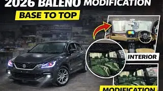 😱NEW YEAR धमका ₹40,000 में BALENO TO TOP MODIFICATION✅ACCESSORIES✅BALENO 2026🔥