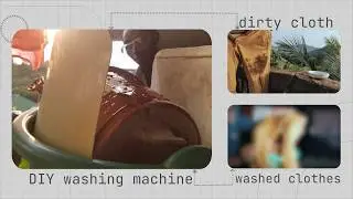 Can a DIY washing machine clean clothes (heavily soiled clothes)
