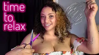 ASMR Hair Trim & Relaxing Scalp Massage 