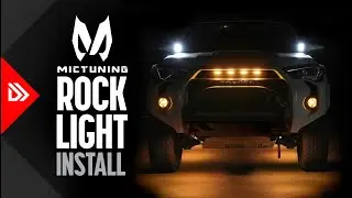 Rock Light Install on my 5th Gen 4Runner - MicTuning C2 RGBIC LED Rock Light Kit