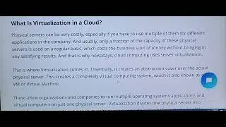 Virtualization in a cloud servers data rooms