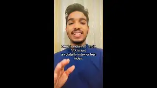 What is the use of INDIA VIX  #finshorts #stockmarket