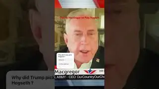 COL. Douglas MacGregor on Pete Hegseth #politics#army#news#freedom#whitehouse#trump