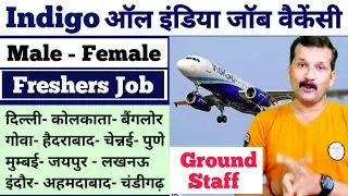 Indigo Airlines Job | Ground Staff Job | Cargo Vacancy | Airline Airport Job | @flyairAcademy