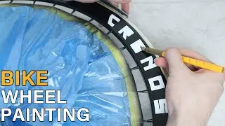 BIKE WHEEL PAINTING - Custom Bicycle Painting