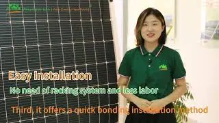 Amerisolar Flexible solar modules 435w introduction