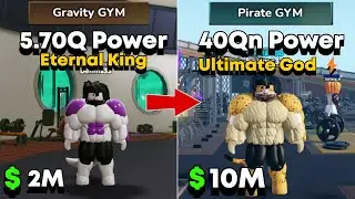I UNLOCKED the new PIRATE GYM in Roblox Gym League