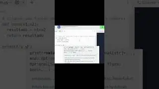 função para somar dois números  em #python #pyaregamer #programming #tecnologia #shorts #shortvideo