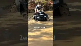 Honda Rubicon on 32&rdquo; Aztecs 2wd vs 4wd