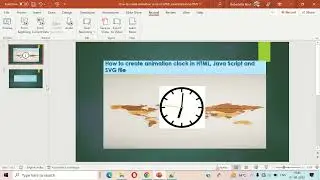 How to create animation clock in HTML, JavaScript and HTML