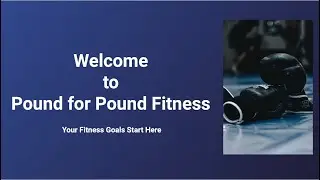 Welcome to Pound for Pound Fitness