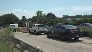 Raw Video: DC police at scene of double shooting on I-295, Suitland Parkway