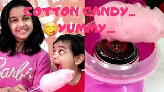 Yummy Yummy Cotton Candy Here😋........Cotton Candy Maker Unboxing and Testing....!!!!!