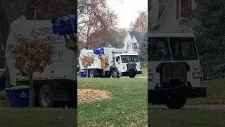 New Way Trash Truck #garbagetrucks #trashtruck #short #shorts #shortsfeed #shortvideo