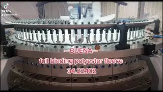 &mdash;BUENA&mdash;full binding polyester fleece machine 34.22.102