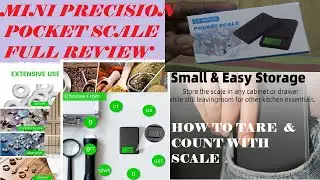 How to Use Mini Precision Pocket Scale | Counting Function | Unboxing & Full Review | Tips & Tricks