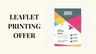 Leaflet Printing Offer---print Shop london